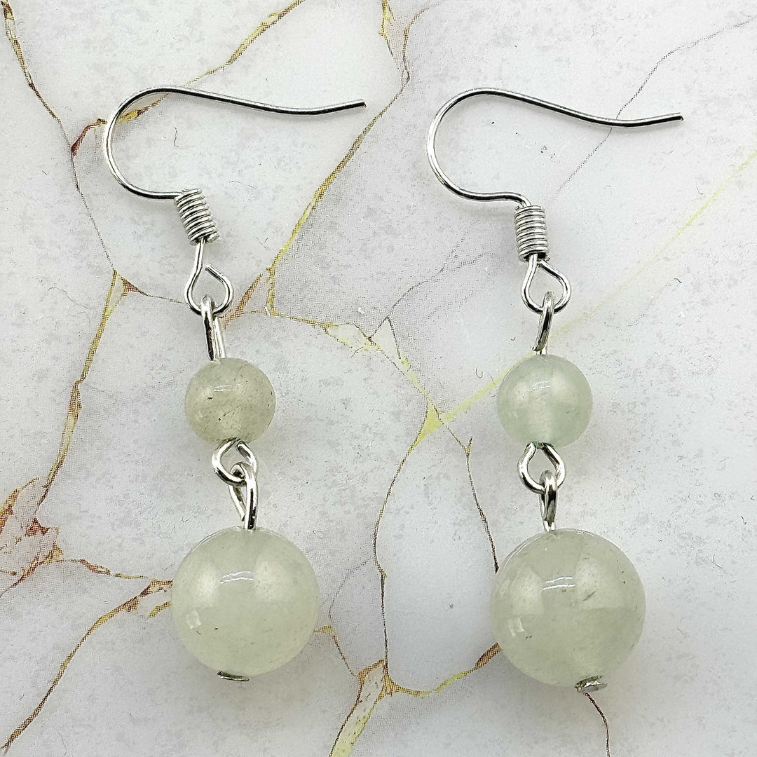 Boucles d'oreilles "Double"  en Pierres naturelles (10 variantes)