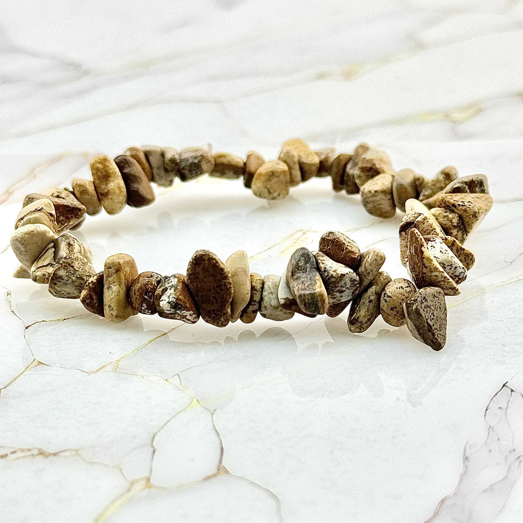 Bracelet "Brut"  en Pierres naturelles (19 variantes)