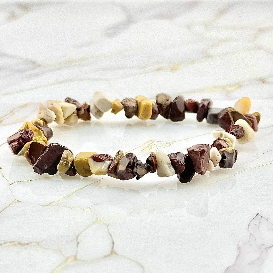 Bracelet "Brut"  en Pierres naturelles (19 variantes)