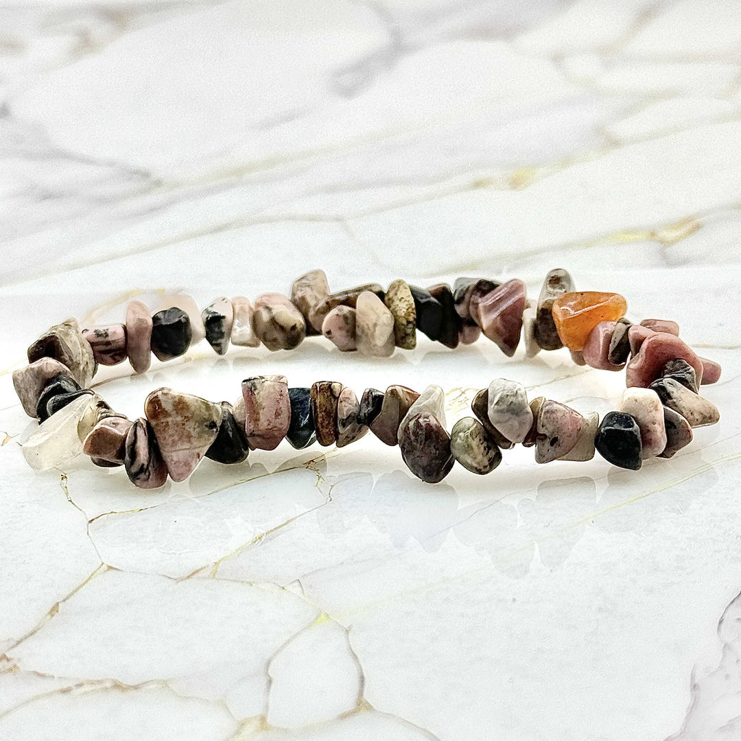 Bracelet "Brut"  en Pierres naturelles (19 variantes)