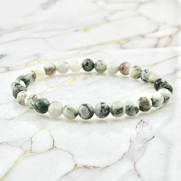 Bracelet "Extra" en Agate Arbre