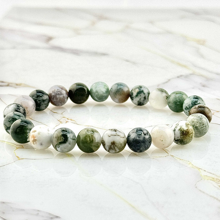 Bracelet "Extra" en Agate Arbre