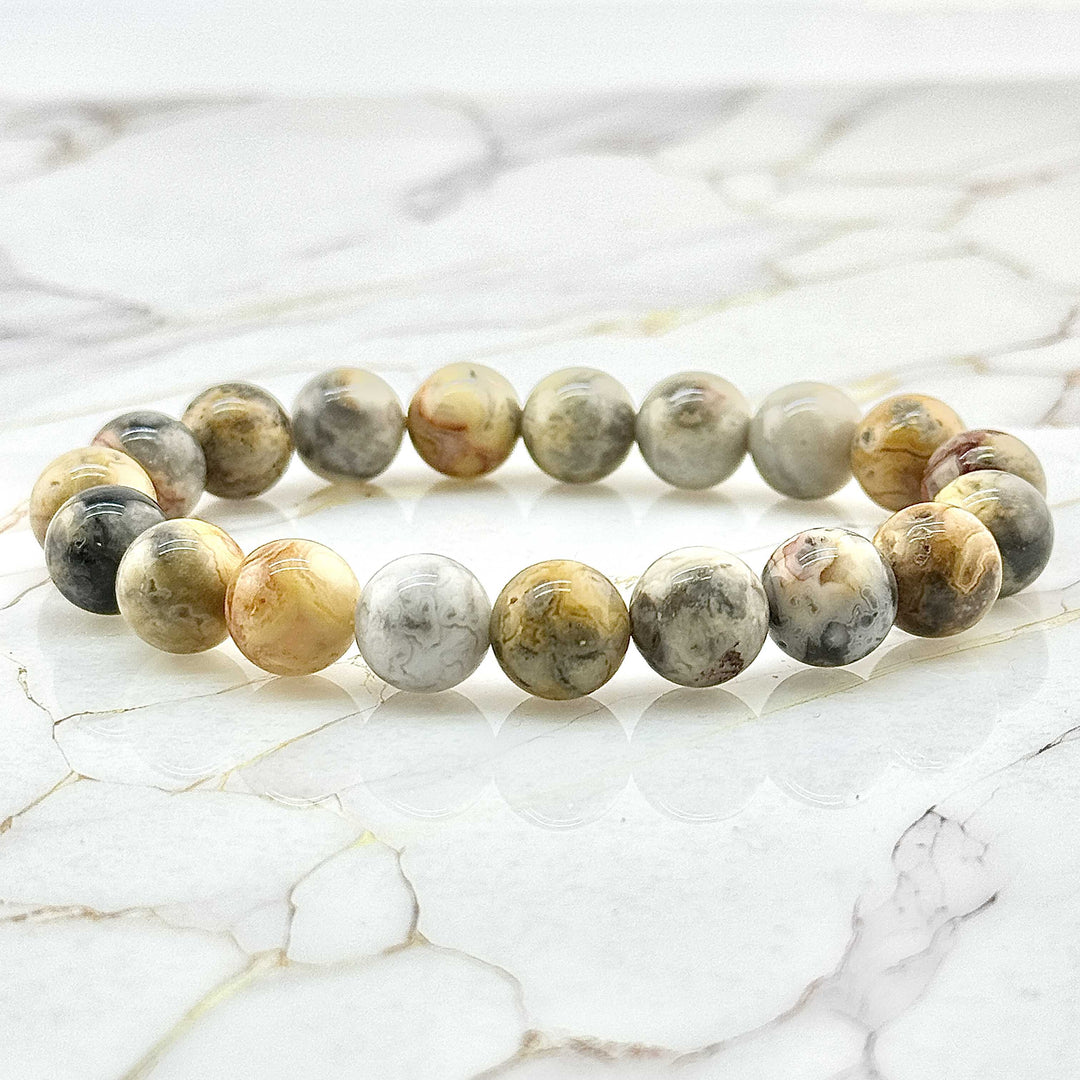 Bracelet "Extra" en Agate Crazy Lace