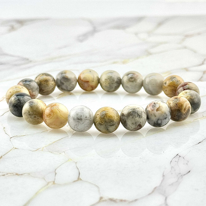 Bracelet "Extra" en Agate Crazy Lace