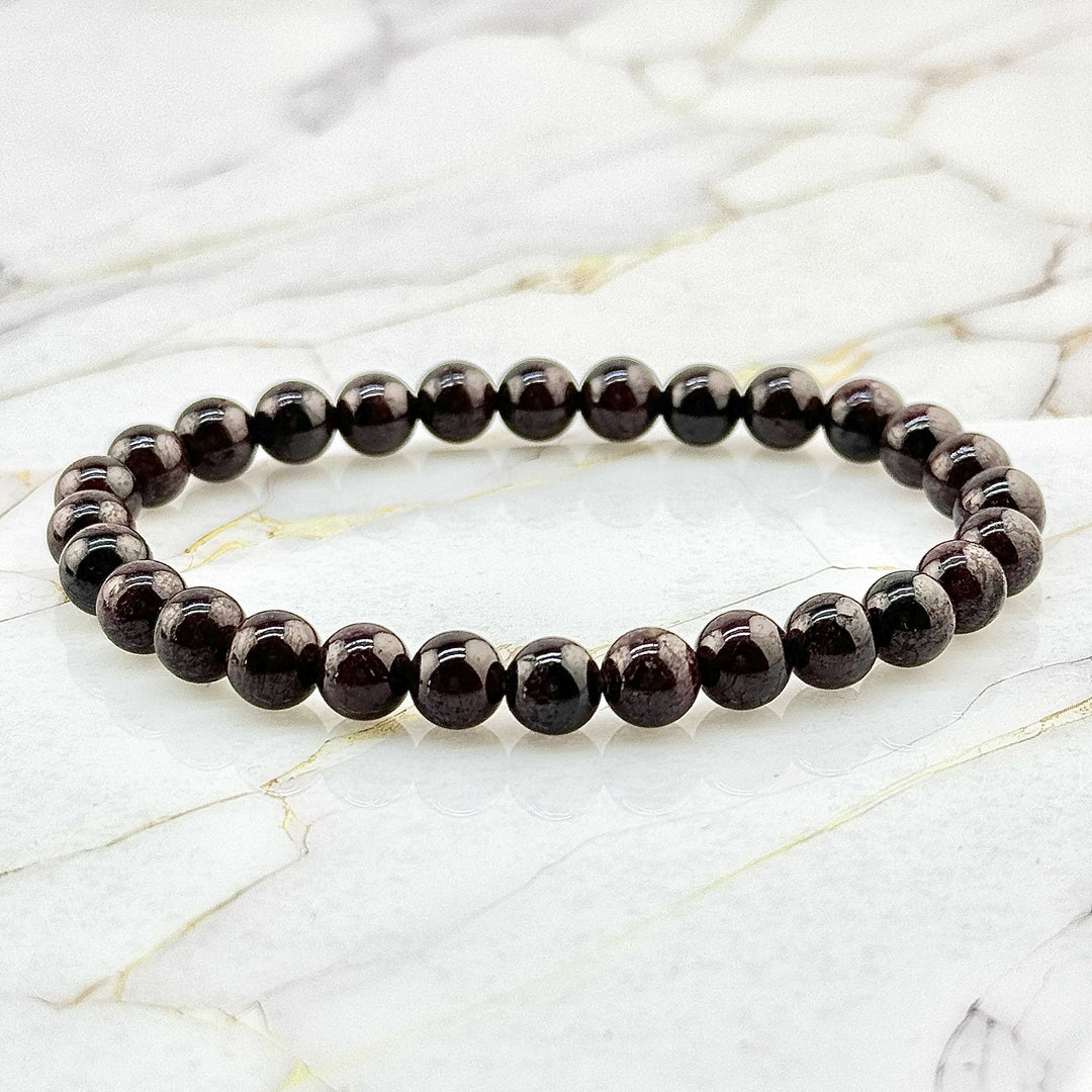 Bracelet "Extra" en Grenat Rouge