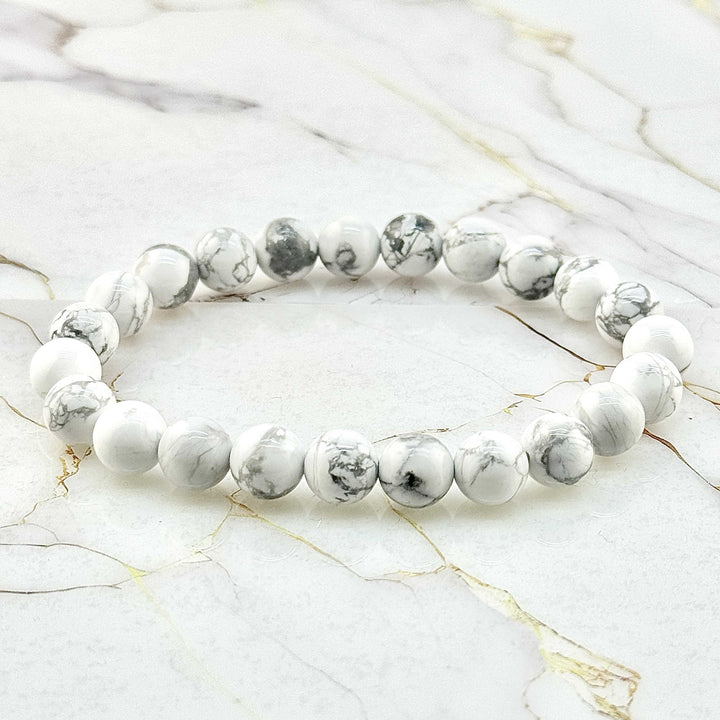 Bracelet "Extra" en Howlite
