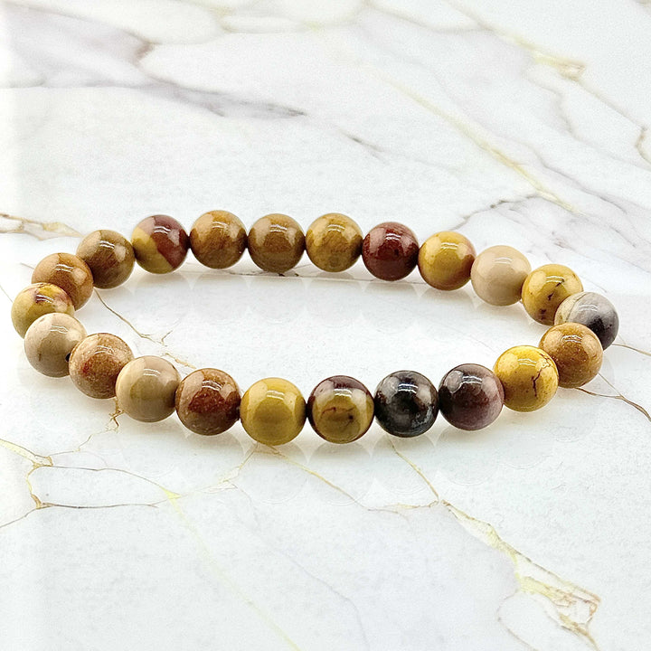 Bracelet "Extra" en Jaspe Mokaïte