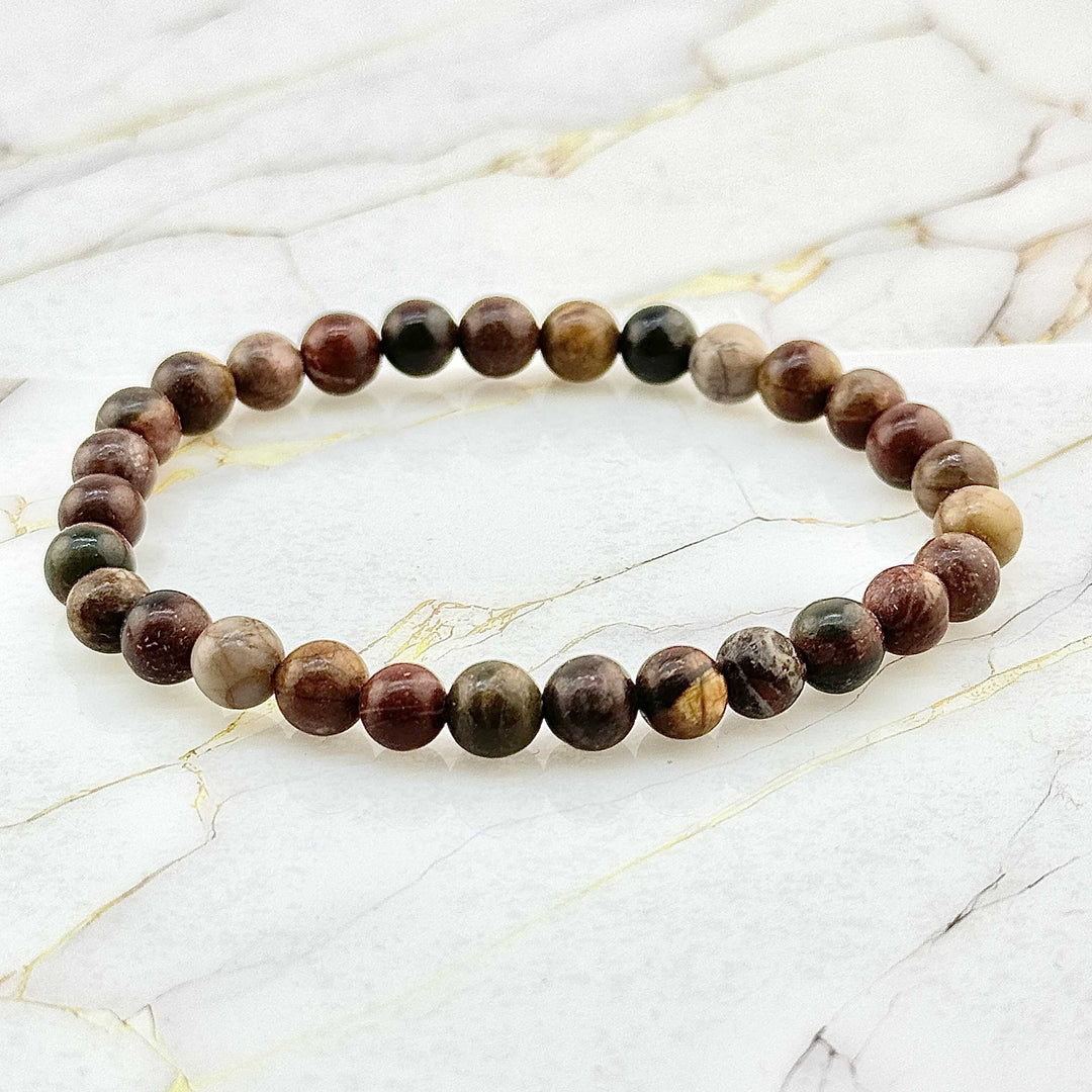 Bracelet "Extra" en Jaspe Picasso