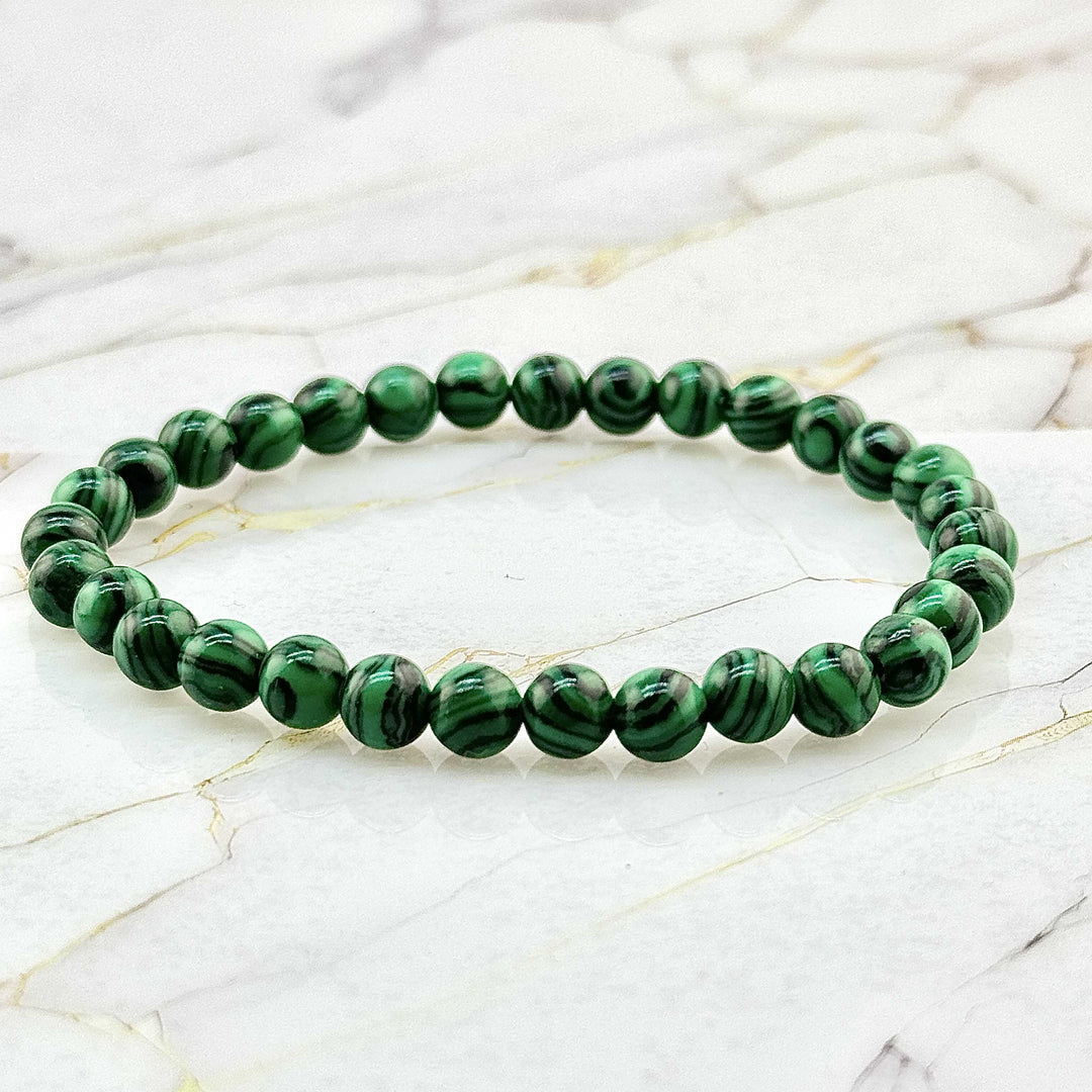 Bracelet "Extra" en Malachite