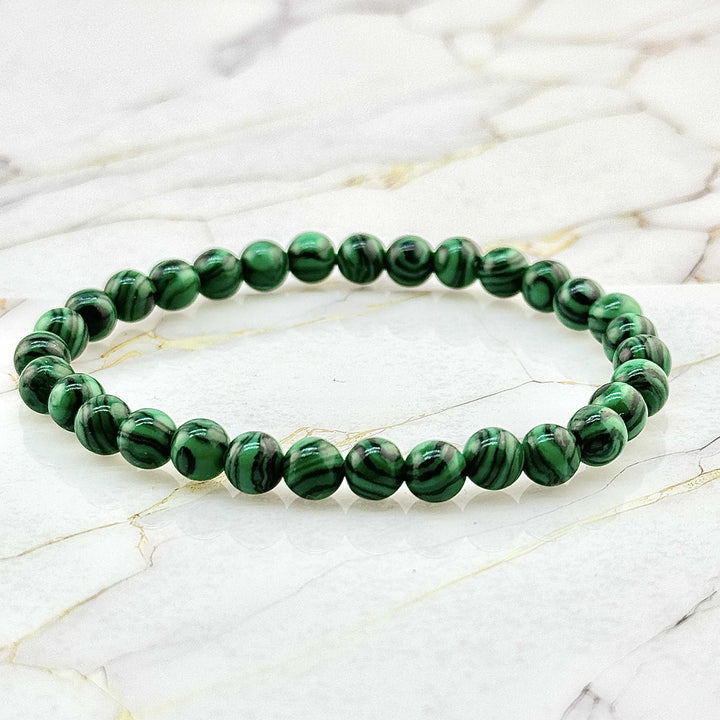 Bracelet "Extra" en Malachite