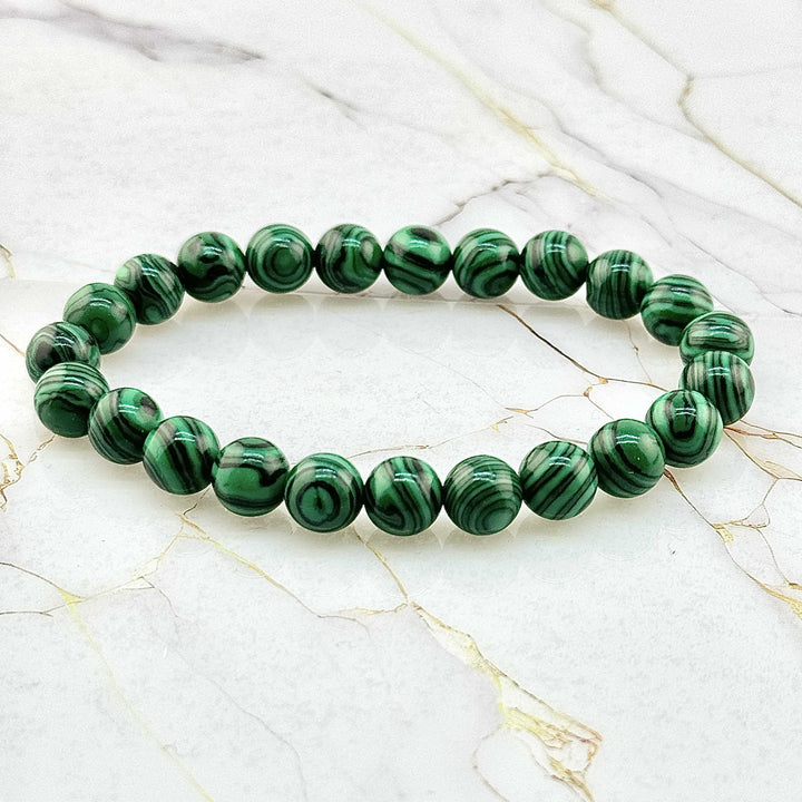 Bracelet "Extra" en Malachite