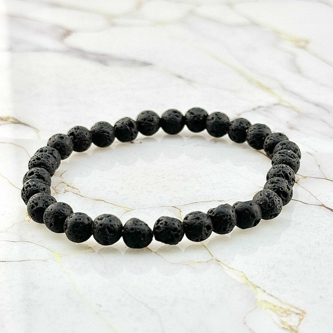 Bracelet "Extra" en Pierre de Lave