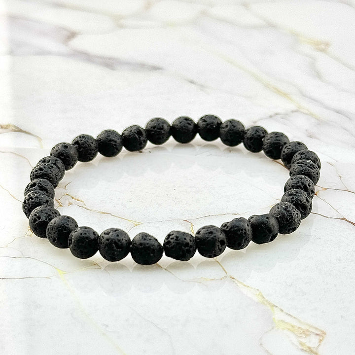 Bracelet "Extra" en Pierre de Lave