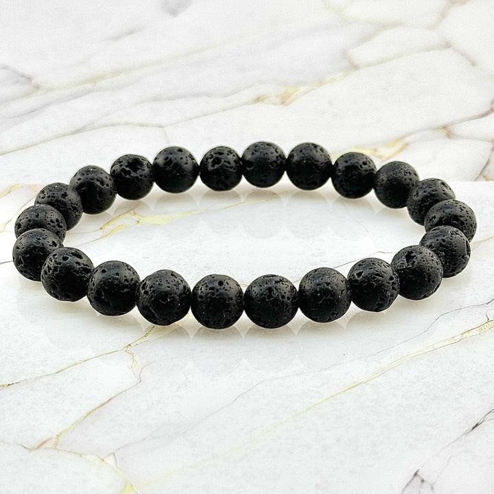 Bracelet "Extra" en Pierre de Lave