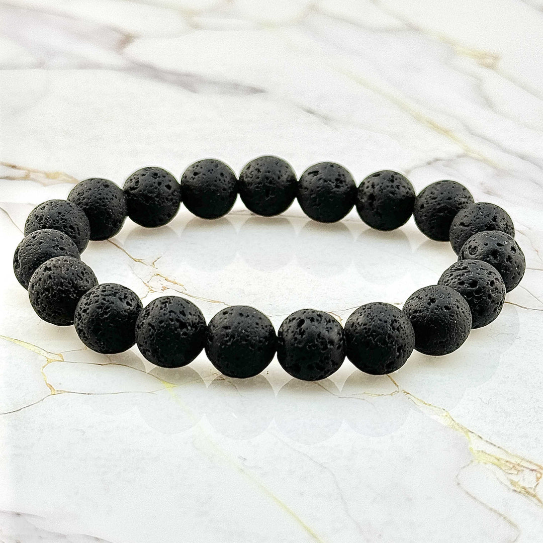 Bracelet "Extra" en Pierre de Lave