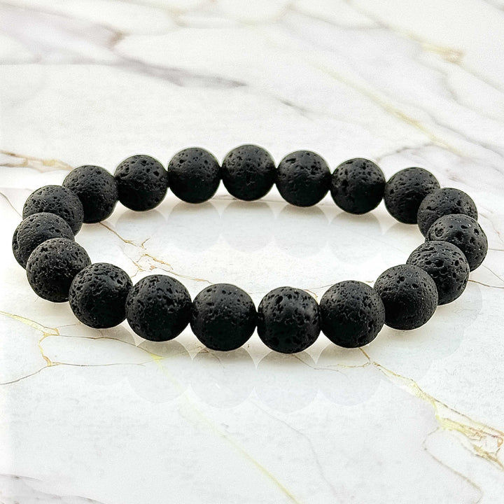 Bracelet "Extra" en Pierre de Lave