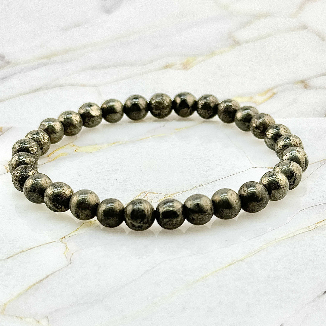 Bracelet "Extra" en Pyrite