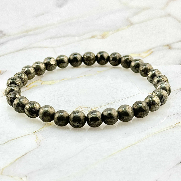 Bracelet "Extra" en Pyrite