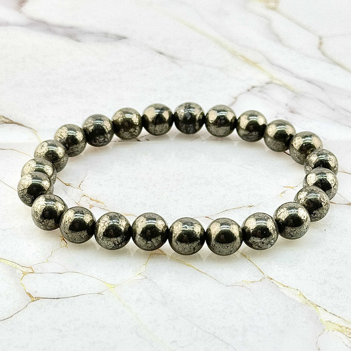 Bracelet "Extra" en Pyrite
