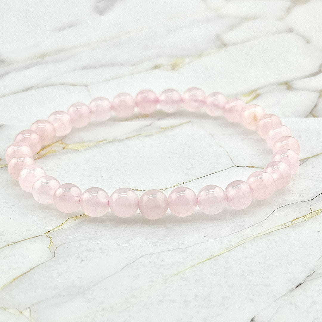 Bracelet "Extra" en Quartz Rose