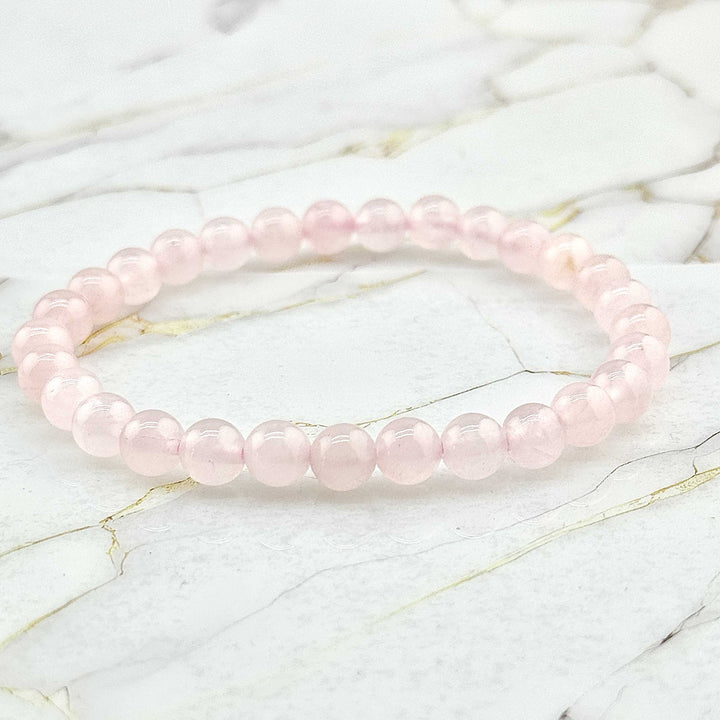 Bracelet "Extra" en Quartz Rose