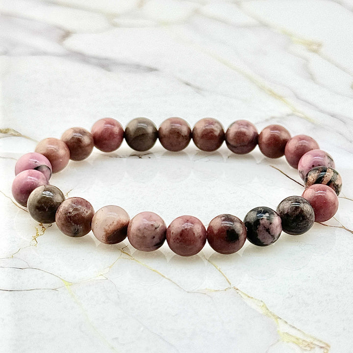 Bracelet "Extra" en Rhodonite