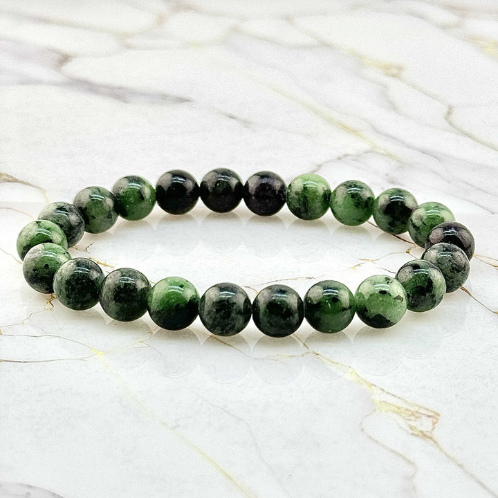 Bracelet "Extra" en Rubis Zoïsite