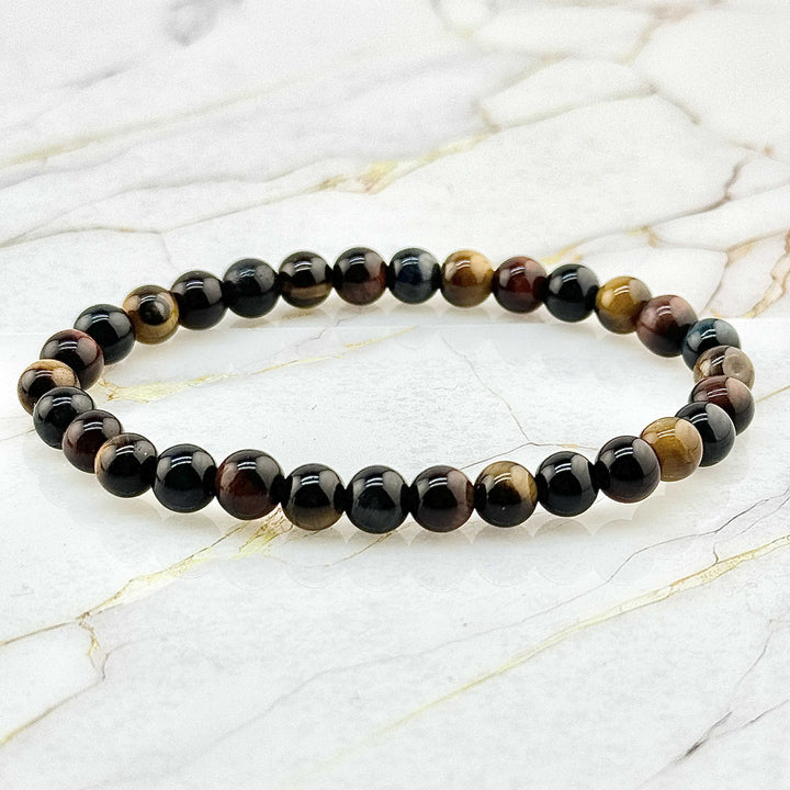 Bracelet "Triple" Œil de Tigre