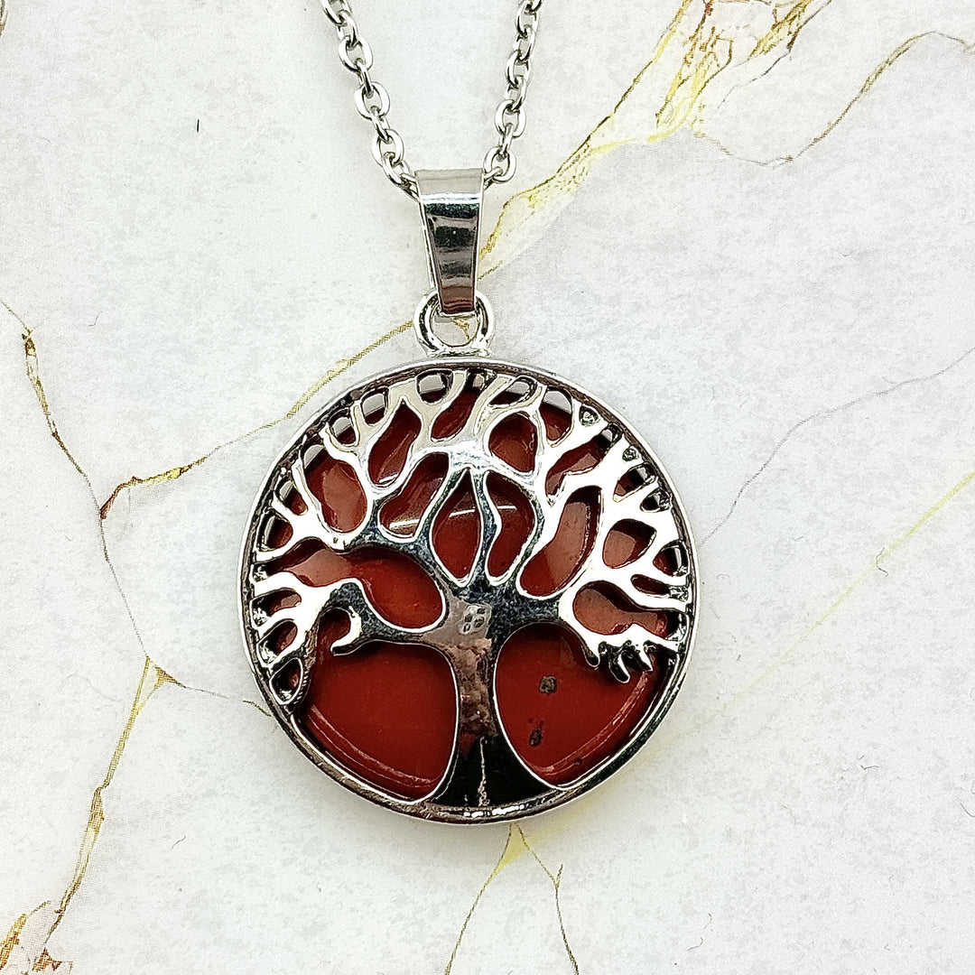 Collier "Arbre de Vie" en Pierres naturelles (14 variantes)
