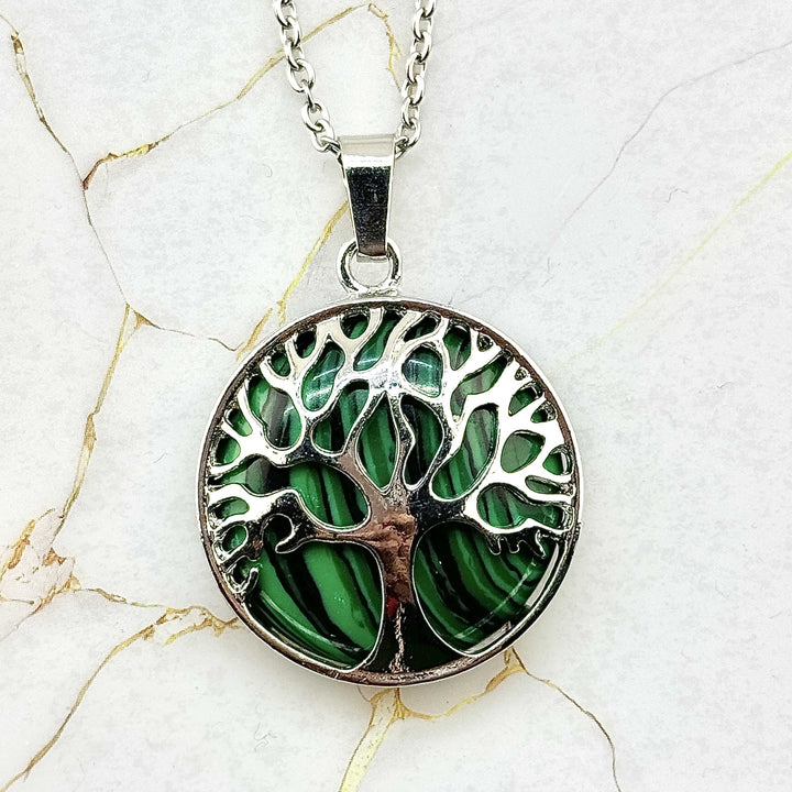 Collier "Arbre de Vie" en Pierres naturelles (14 variantes)