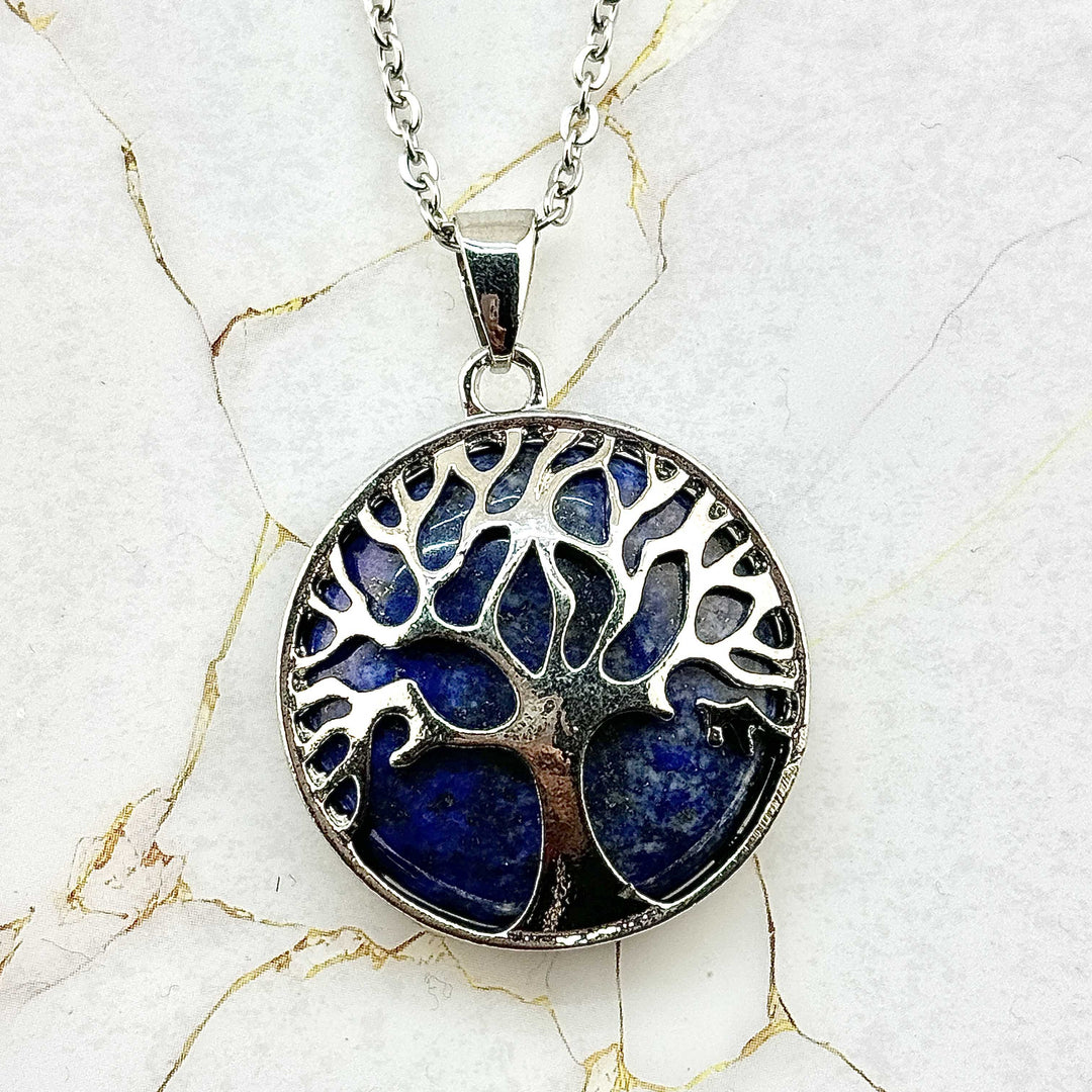 Collier "Arbre de Vie" en Pierres naturelles (14 variantes)