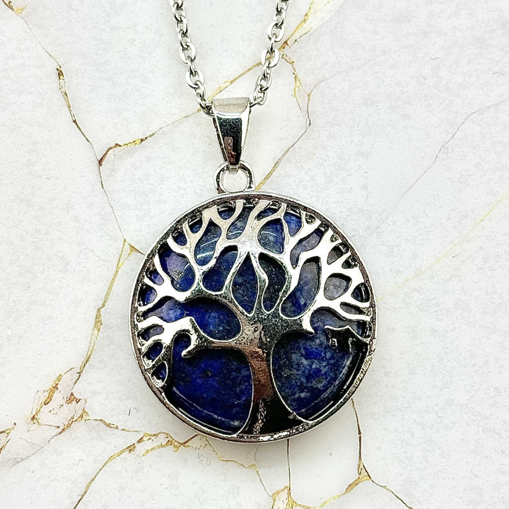 Collier "Arbre de Vie" en Pierres naturelles (14 variantes)