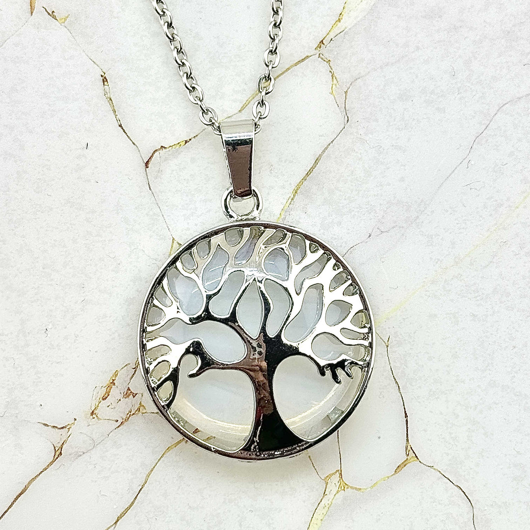 Collier "Arbre de Vie" en Pierres naturelles (14 variantes)