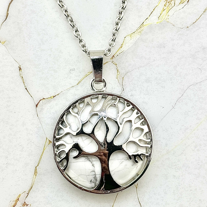 Collier "Arbre de Vie" en Pierres naturelles (14 variantes)