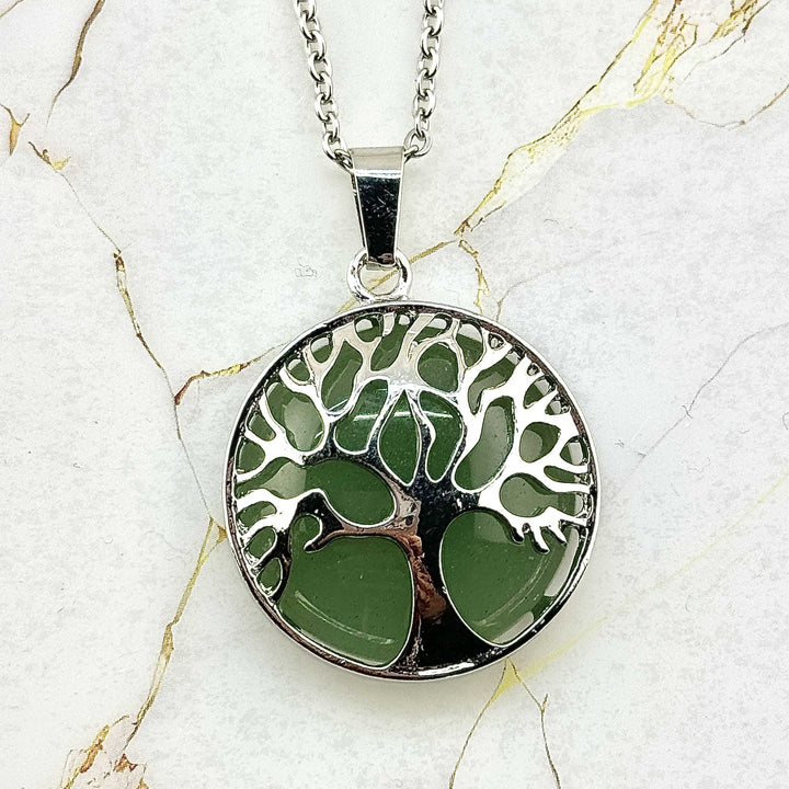 Collier "Arbre de Vie" en Pierres naturelles (14 variantes)