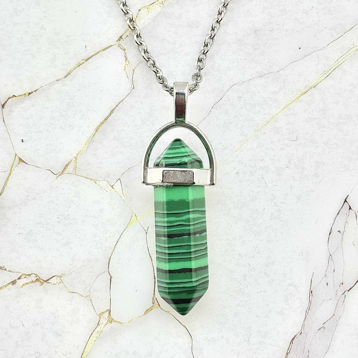 Collier "Colonne" en Pierres naturelles (23 variantes)