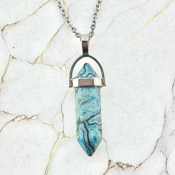 Collier "Colonne" en Pierres naturelles (23 variantes)