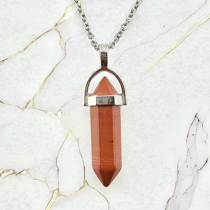 Collier "Colonne" en Pierres naturelles (23 variantes)