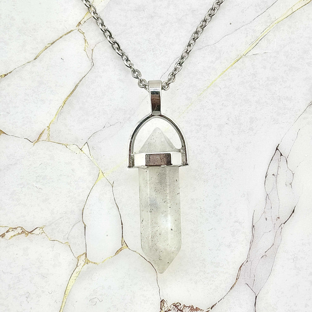 Collier "Colonne" en Pierres naturelles (23 variantes)