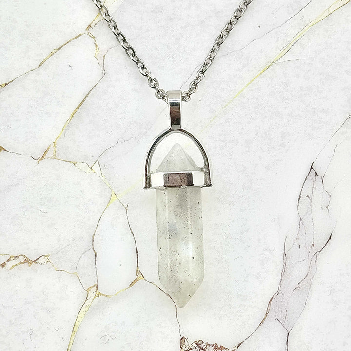 Collier "Colonne" en Pierres naturelles (23 variantes)