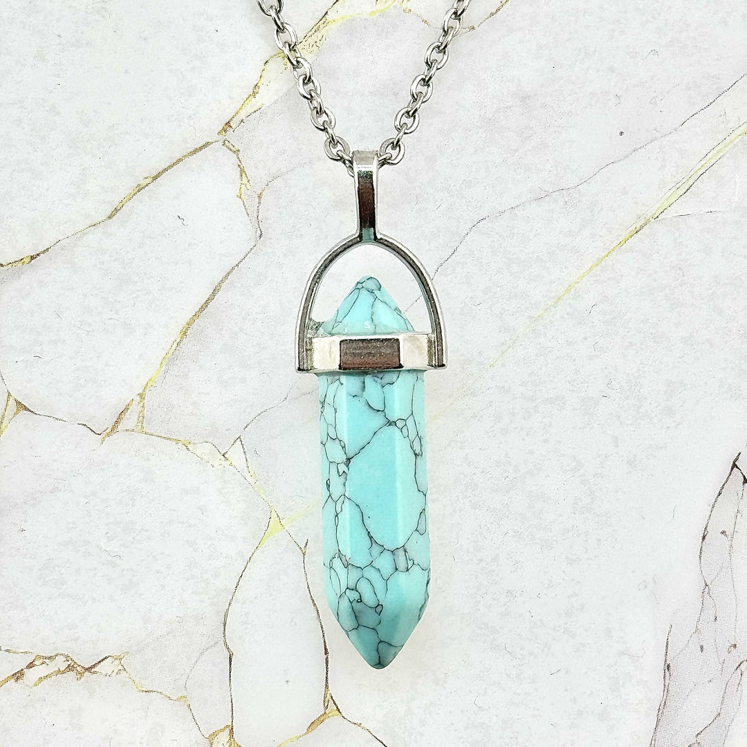 Collier "Colonne" en Pierres naturelles (23 variantes)