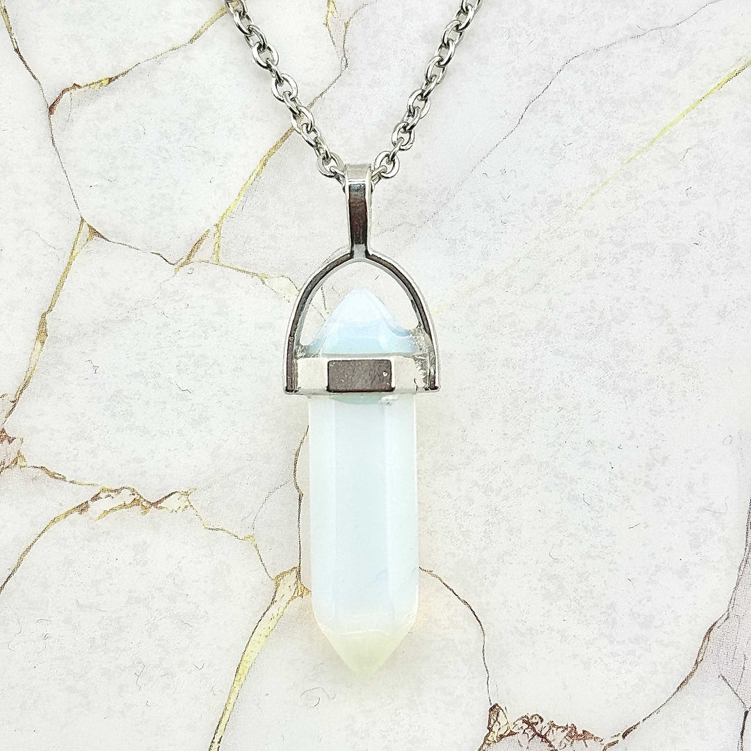 Collier "Colonne" en Pierres naturelles (23 variantes)