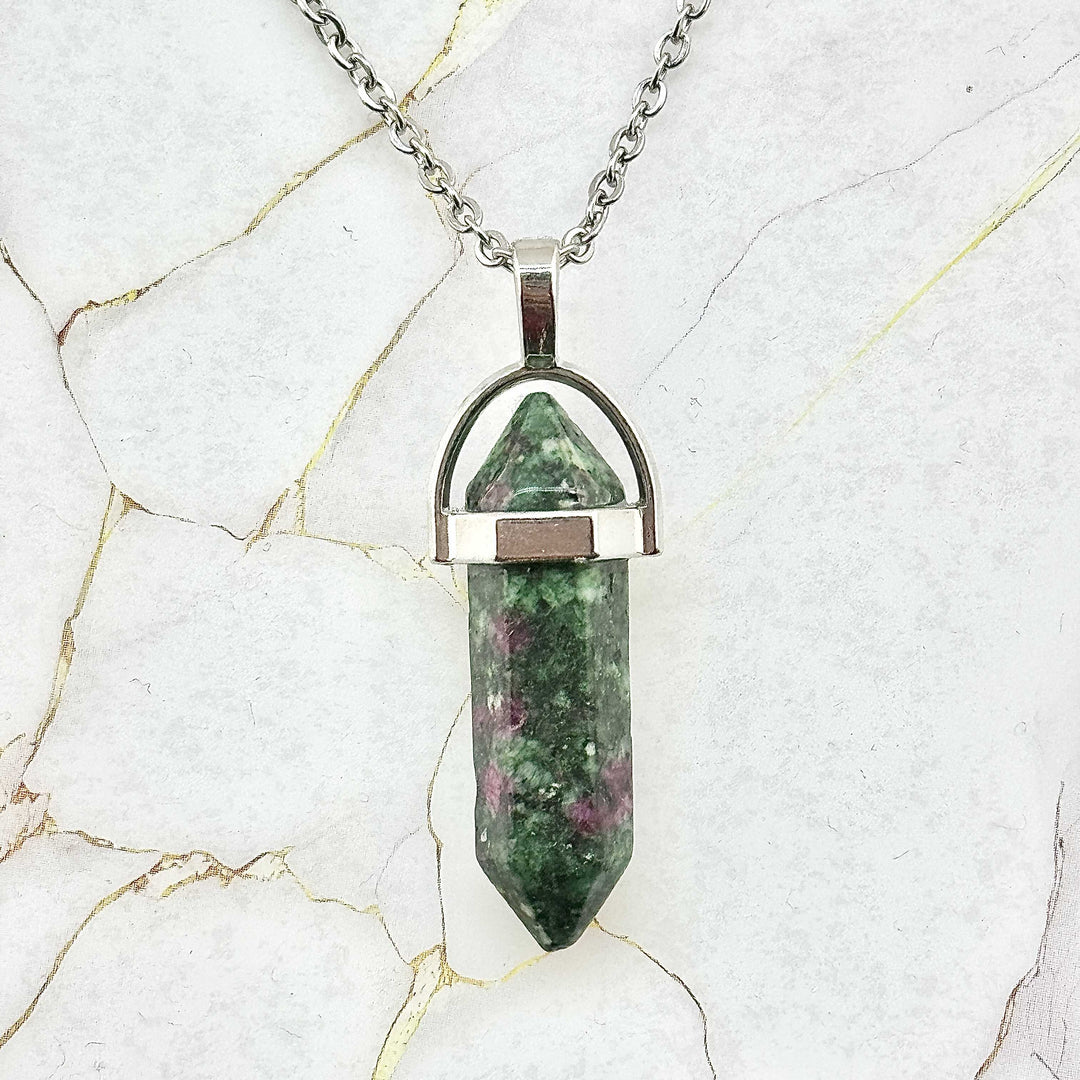 Collier "Colonne" en Pierres naturelles (23 variantes)