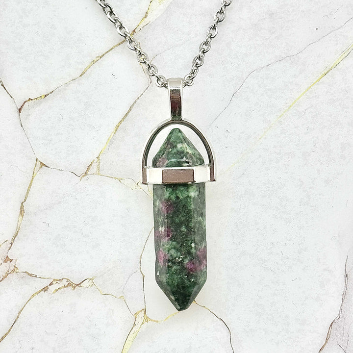 Collier "Colonne" en Pierres naturelles (23 variantes)