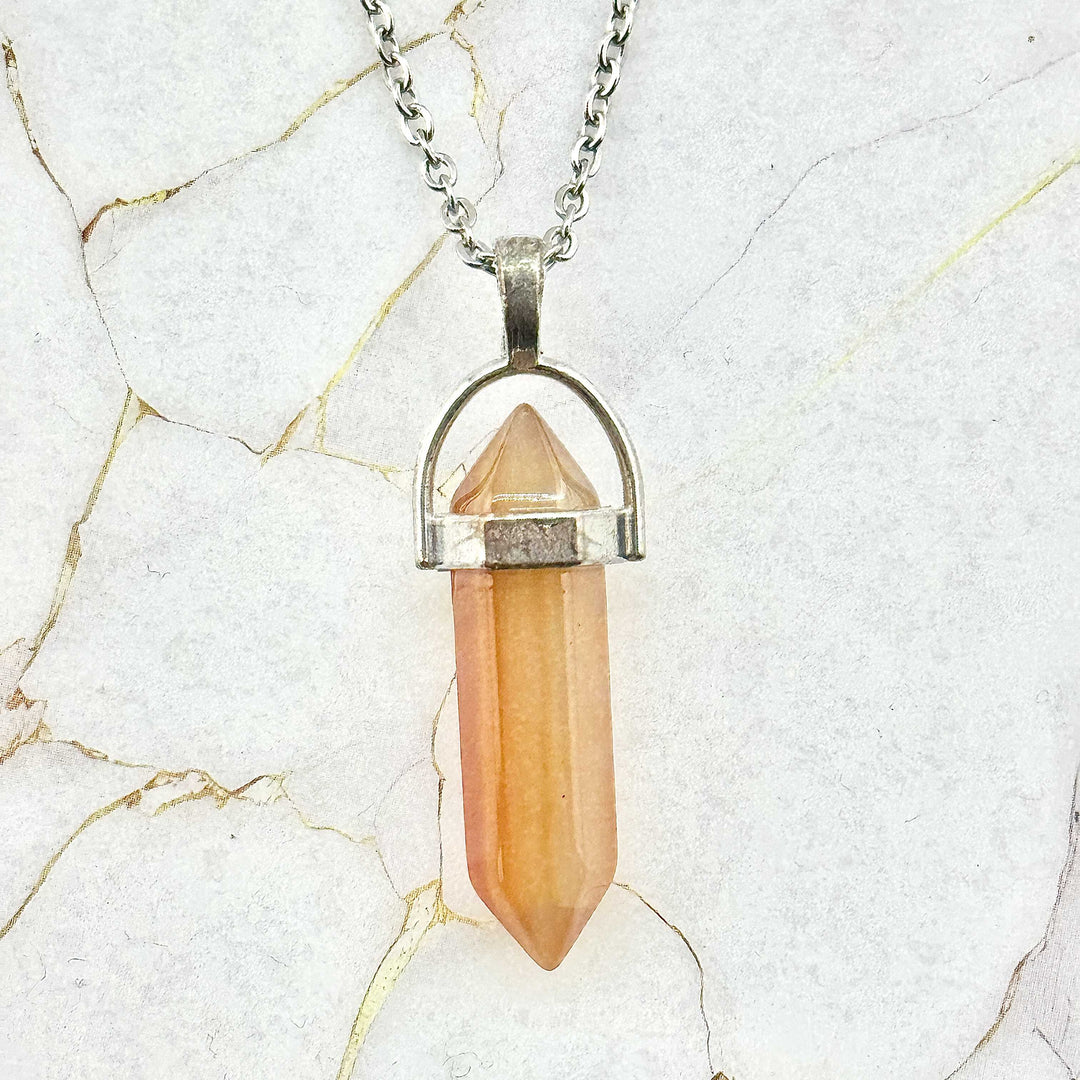 Collier "Colonne" en Pierres naturelles (23 variantes)