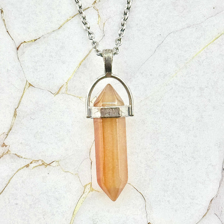 Collier "Colonne" en Pierres naturelles (23 variantes)