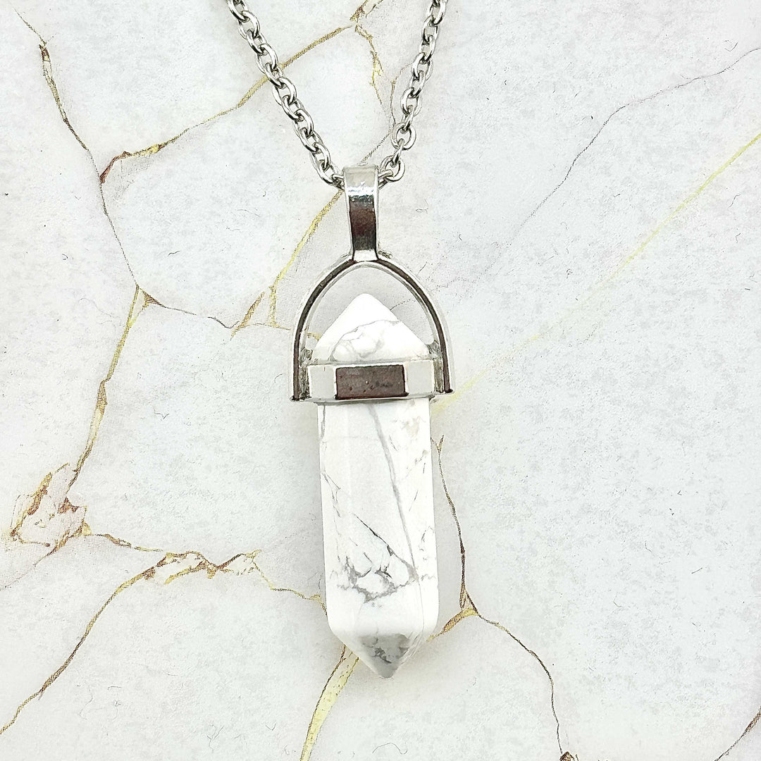 Collier "Colonne" en Pierres naturelles (23 variantes)