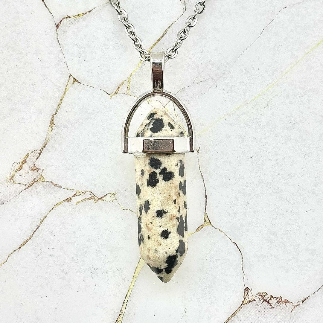 Collier "Colonne" en Pierres naturelles (23 variantes)