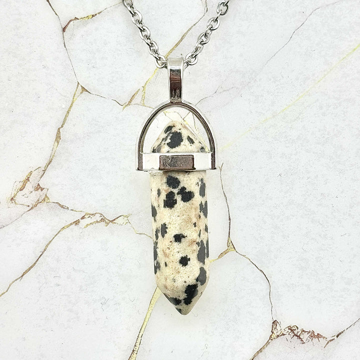 Collier "Colonne" en Pierres naturelles (23 variantes)