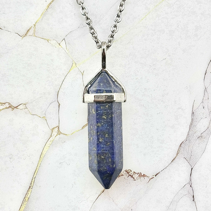 Collier "Colonne" en Pierres naturelles (23 variantes)